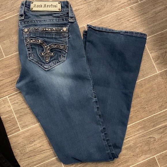 Miss Me Boot Cut Jeans sz 27 - Picture 5 of 5